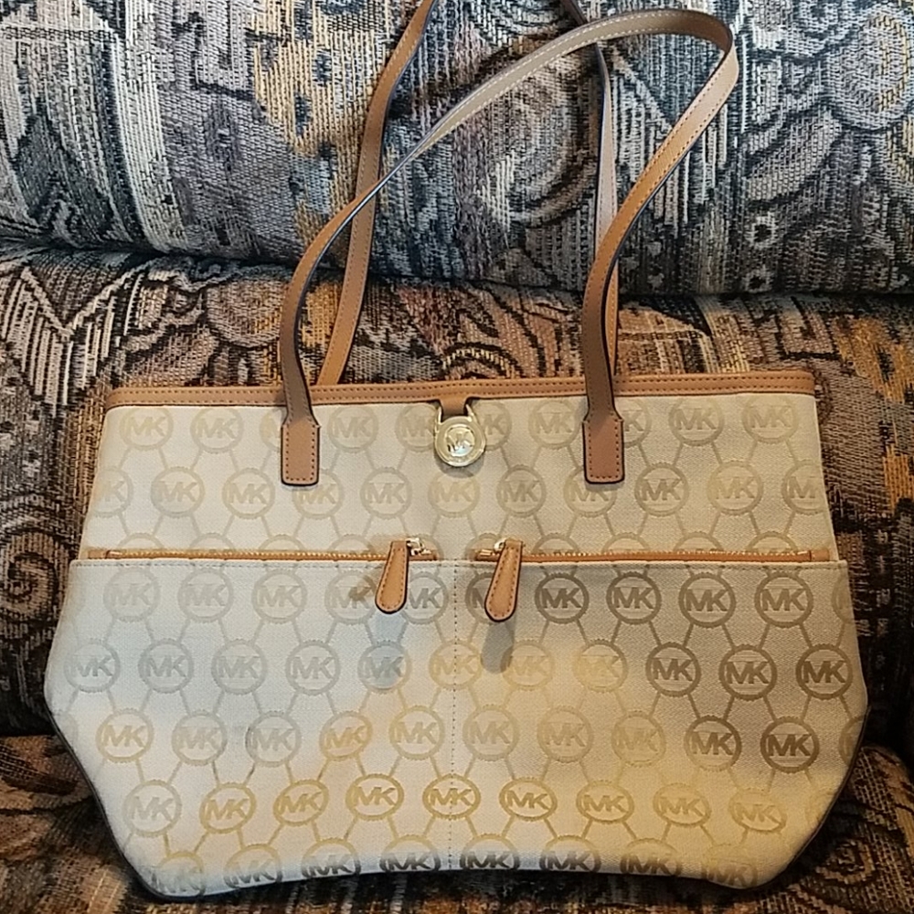 MK Michael Kors Logo Purse Shoulder Bag